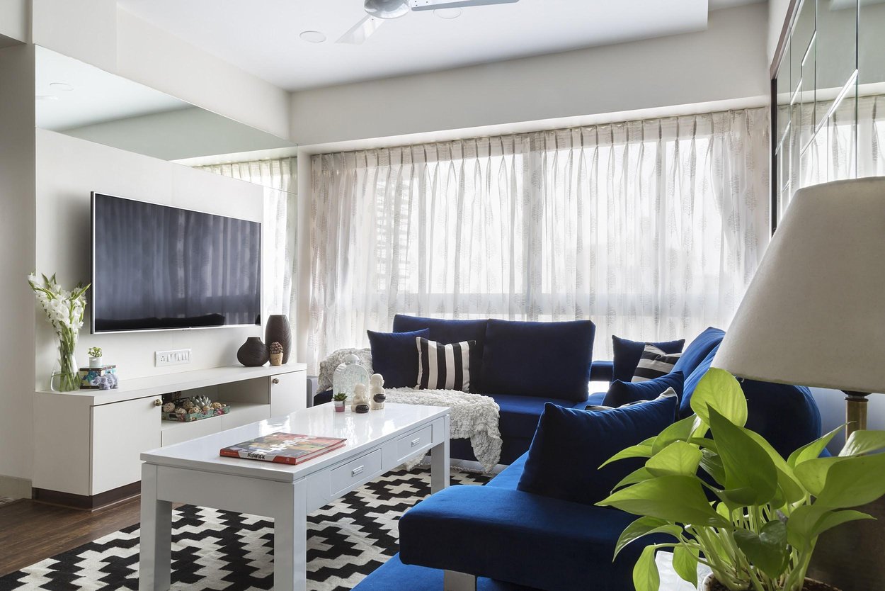 Pops of Colour Living Room